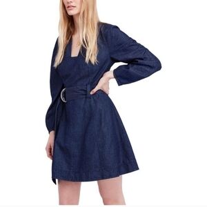 Free People Karmen Chambary Denim Dress